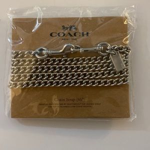 Coach chain shoulder strap - 46” in length